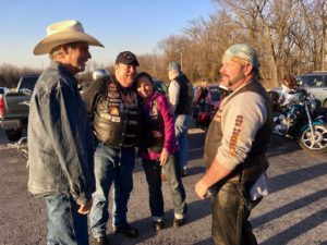 Seeing bikers and cowboys share their love for the Lord is nothing new at Open Range!